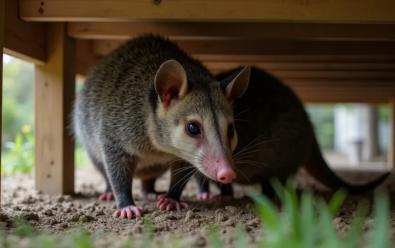 Under Deck Possum Removal